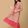 Pink Kamalini Maternity and Nursing Maxi Kurti Dress - MEW - JC - PNKM - S