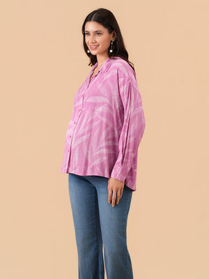 Pink Lagoon Maternity and Nursing Top - S Maternity and Nursing Tops