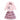 Pink Lil Bow cardigan & Checked Skirt, Winterwear, 2Pcs set for Girls - 2 - 3 Years Kids Clothing