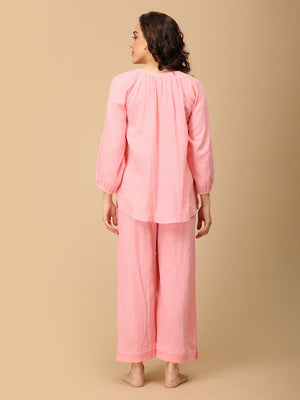 Pink Me Later Maternity and Nursing Nightwear Set - NW - SD - PKMLTR - S