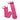 Pink Mini Hearts 3d Bow Socks for Kids - Little Surprise BoxPink Mini Hearts 3d Bow Socks for Kids