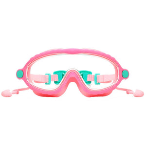 Pink & Mint Bubble Anti Fog UV Protection Leakproof Design Swim Goggles for Kids,4yrs - 10yrs - 4 - 10 years Swim