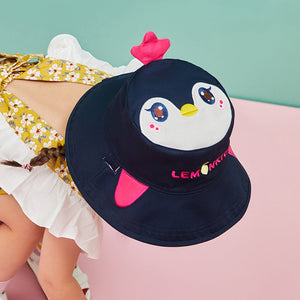 Pink & Navy Dual Side Reversible Sun Hat with UPF50+ for Toddlers& Kids - 4 - 10 years Swim