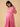 Pink Pearl Maternity Wrap Dress - S Maternity Casual Dress