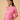 Pink Pearl Maternity Wrap Dress - S Maternity Casual Dress