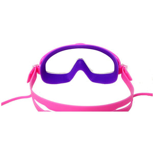 Pink Purple two border Anti Fog UV Protection Leakproof Design Swim Goggles for Kids, 4yrs - 10yrs - 4 - 10 years Swim