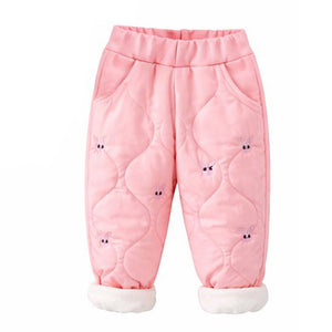 Pink Quilted High Neck Sherpa Winter 2pcs set for kids - 2 - 3 Years Winter Wear