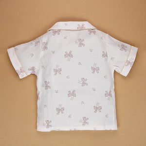 Pink Rabbit Bow Kids Nightsuit - 3 - 4 Years Nightsuits