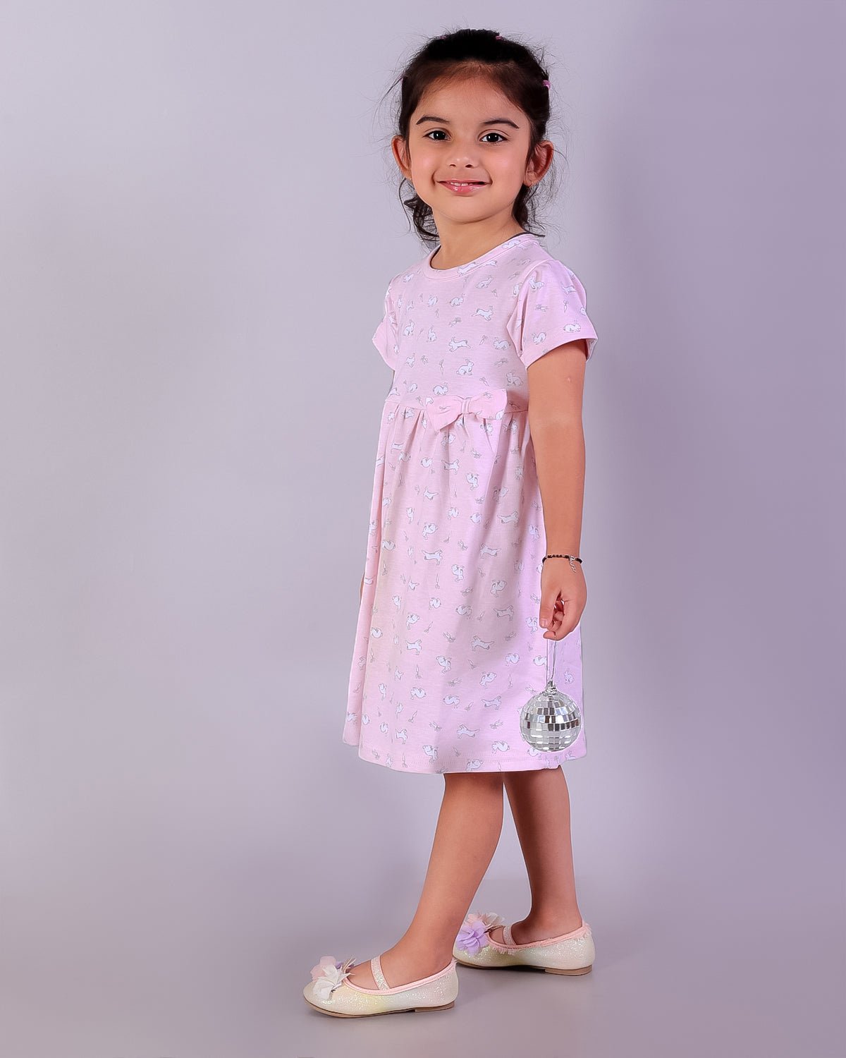 Pink Rabbit Girls Casual Dress