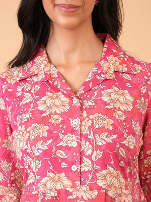 Pink Regalia Maternity and Nursing Dress - S Maternity Casual Dress