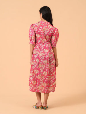 Pink Regalia Maternity and Nursing Dress - S Maternity Casual Dress