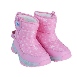Pink Snowflake Waterproof Winter Snow Boots for Kids for Minus Degree Temperature - 26 EUR Winter Wear