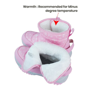 Pink Snowflake Waterproof Winter Snow Boots for Kids for Minus Degree Temperature - 26 EUR Winter Wear