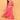 Pink to the Future Maternity Wrap Dress front view with hands on bump and pockets, showcasing soft textured finish and midi length.