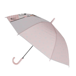 Pink Translucent Bunny Hugs, Rain and All-season Umbrella for Kids & Adults - Little Surprise BoxPink Translucent Bunny Hugs, Rain and All-season Umbrella for Kids & Adults