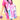Pink Uni Big Size Clip on & Backpack style Waterproof Swimming Bag/ Beach Bag - Swim
