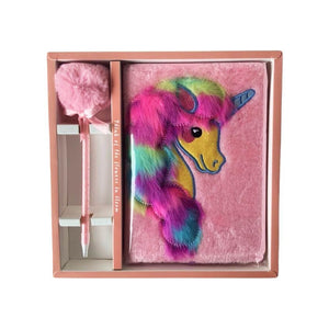 Pink Unicorn A5 Page Pink Notebook - Little Surprise BoxPink Unicorn A5 Page Pink Notebook