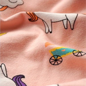 Pink Unicorn Full sleeves tops & pants set Unisex Kids Wear - 18 - 24 months Kids Clothing