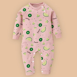 Pink Watermelon Print Romper Unisex Kids Wear - 0 - 9 months Kids Clothing