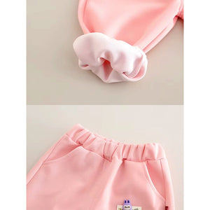 Pink Wink Bunny Tracksuit Set for Kids - 2 - 3 Years Kids Clothing