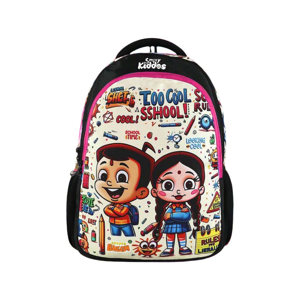 Smily Kiddos - Licensed Chhota Bheem Junior Backpack Too Cool III -Pink