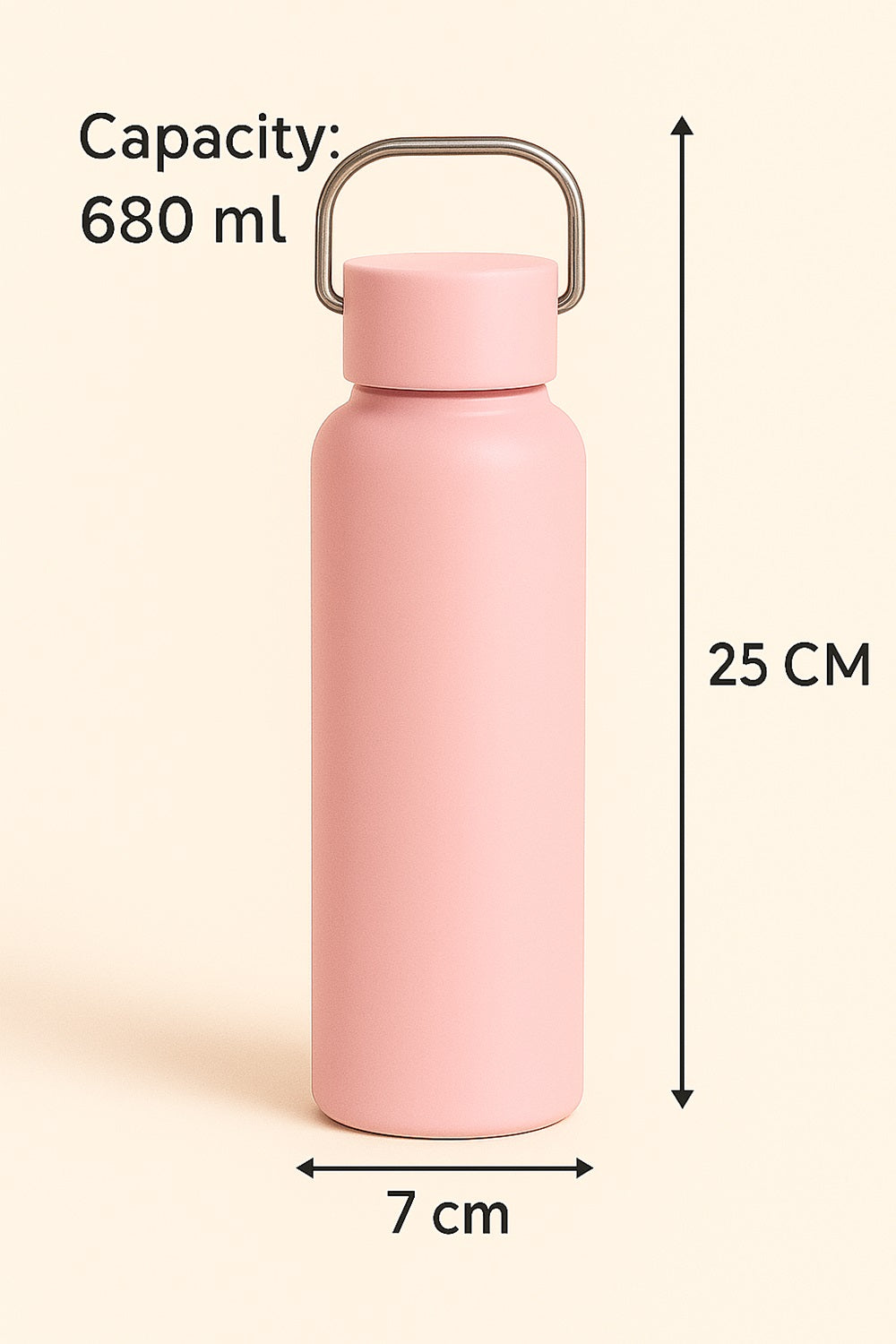 CuddleNest Eco Stainless Steel Water Bottle | Leak-Proof Bottle with Bamboo Top