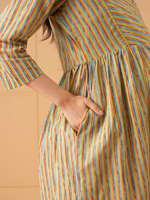 Pixel Pulse Maternity And Nursing Dress - S Maternity Casual Dress