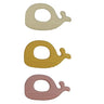 Playbox 3 Pcs BPA Free Silicone Whale Teether Teething Toys Soothe Babies Gums - PBN - 004