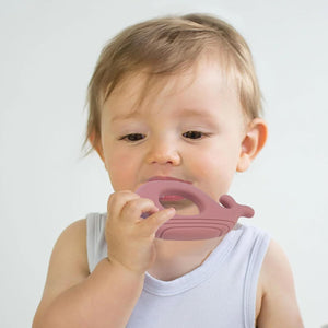 Playbox 3 Pcs BPA Free Silicone Whale Teether Teething Toys Soothe Babies Gums - PBN - 004