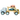 Playbox Car Carrier Truck and Cars Wooden Toy Set with 1 Carrier Truck and 3 Cars - PBC - 014
