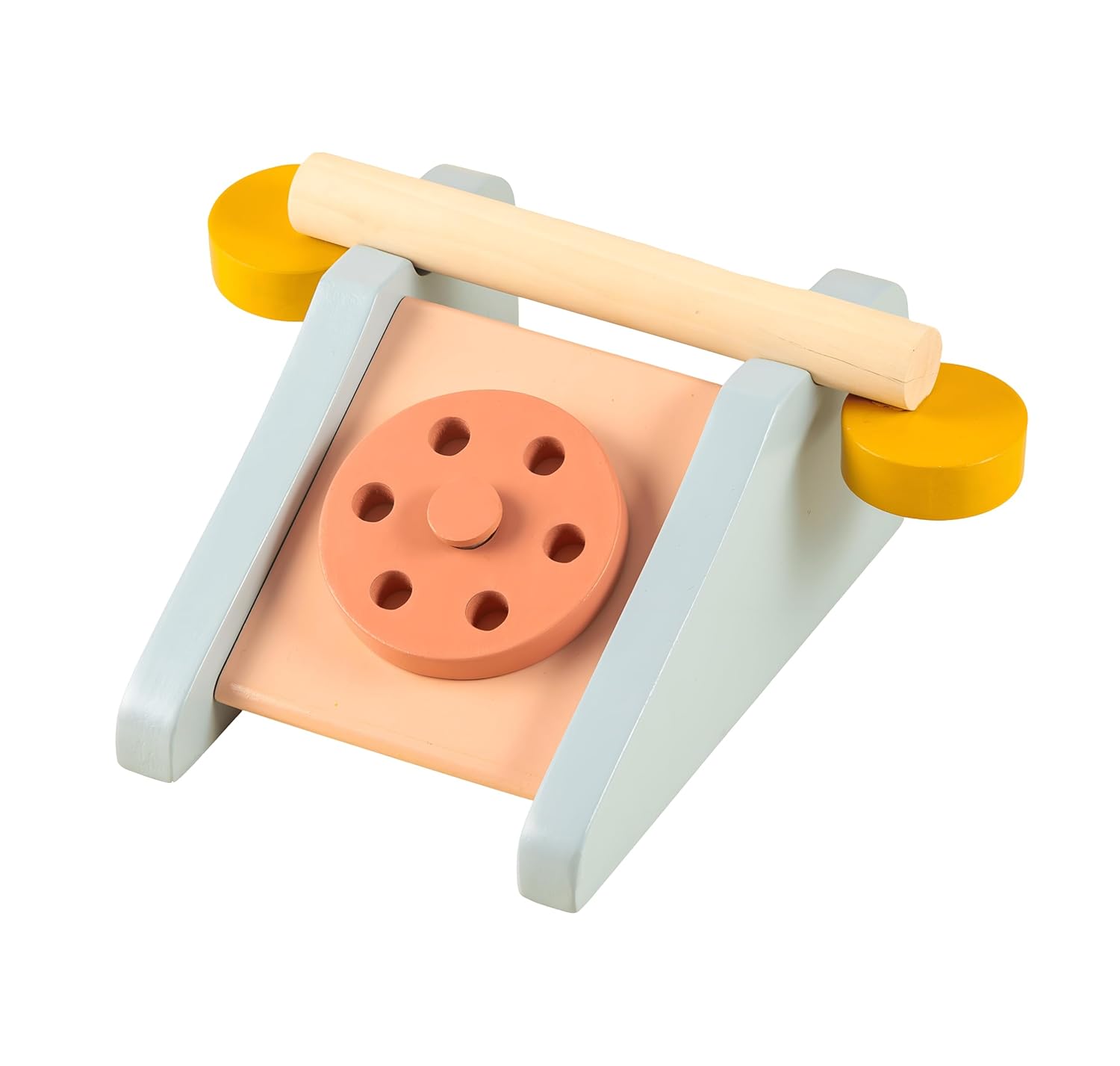 Playbox Clubhouse Telephone Wooden Toy | Phone Pretend Play Toddler & Kids Toys - PBP - 023