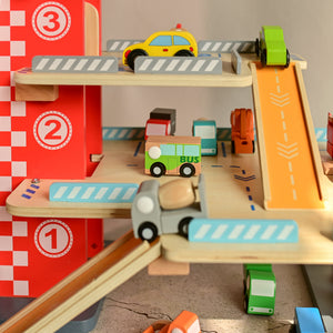Playbox Drive in - Multilevel Activity Center with Helicopter Pad, Moving Elevator & Rapid Descent Ramps - PBC - 015