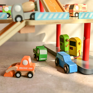 Playbox Drive in - Multilevel Activity Center with Helicopter Pad, Moving Elevator & Rapid Descent Ramps - PBC - 015