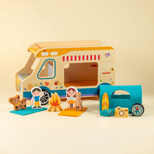 Playbox Little Camper Wooden camping toy little camping toy set for toddler kids - PBC - 018