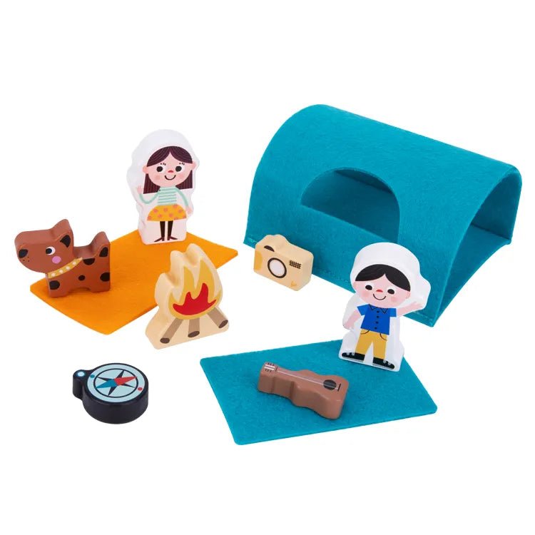 Playbox Little Camper Wooden camping toy little camping toy set for toddler kids - PBC - 018