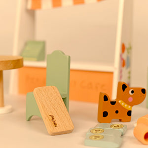PlayBox Pet Friendly Cafe Wooden Toy | Pretend Play Toddler & Kids Baby Toys - PBP - 028