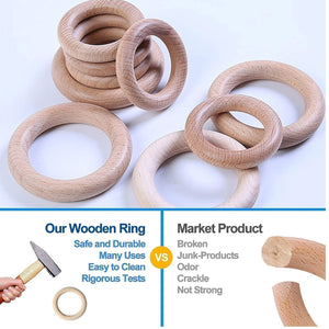 Playbox Wooden BPA Free Baby Silicone Teether Toys Rudder Soothe Babies Gums - Teether