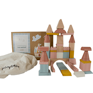 Playbox Wooden Building Blocks Toys Set - PBB - 002