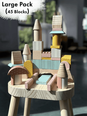 Playbox Wooden Building Blocks Toys Set - PBB - 002