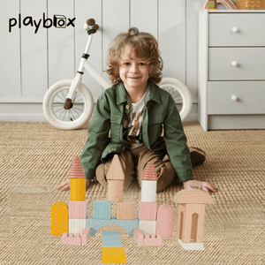 Playbox Wooden Building Blocks Toys Set - PBB - 001