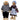 Playbox Wooden Figure Pop's Family Dolls Pretend Play Toy Set For Children Kids - PBP - 014