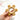 Playbox Wooden Flower BPA Free Silicone Teether Soothe Baby Gums Assorted Color - PBN - 005