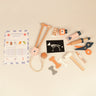 Playbox Wooden Milo's Pet Doctor Kit Toy Set | Pretend Play Toddler & Kids Wooden Doctor Toy Set - PBP - 032