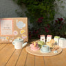 Playbox Wooden Tea Set for Kids, Pretend Play Tea Party Set for Toddlers 20pcs. - PBP - 006