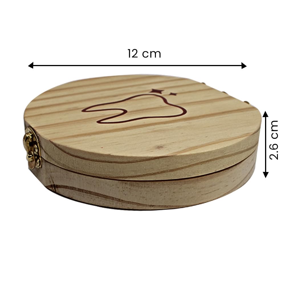 Playbox Wooden Tooth Saver Box – Keepsake Storage for Baby & Kids’ Lost Teeth - PBD - 001