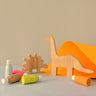 Playbox Wooden Toys DIY Kit - Dino Set of 2 for Painting & Decorating Activity Kit with 2 Dinosaurs, 5 Paints and 1 Paintbrushes and 2 Sponge Brushes, Multicolor (3 - Years +) - PBG - 001