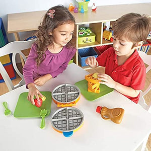 Playbox Wooden Waffle Maker Sweet Treat Kids & Toddler Pretend Play Cooking Toys - PBP - 004PI