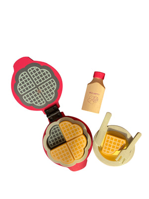 Playbox Wooden Waffle Maker Sweet Treat Kids & Toddler Pretend Play Cooking Toys - PBP - 004PI