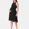 Playful Polka Dots Maternity and Nursing Halter Dress - DRS-PLKDT-S