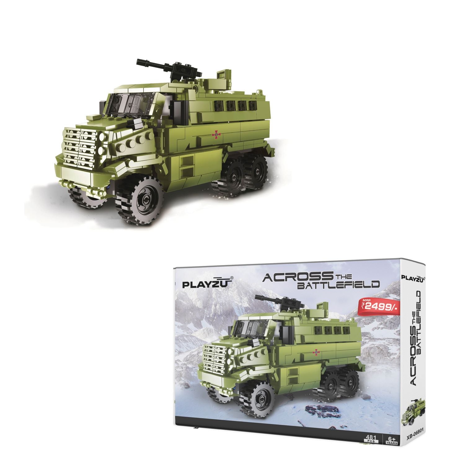 Playzu Building Blocks Across The Battlefield - XB - 06801